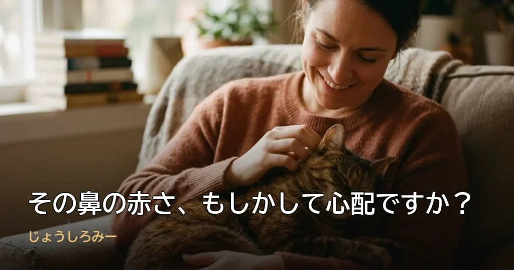 その鼻の赤さ、もしかして心配ですか？