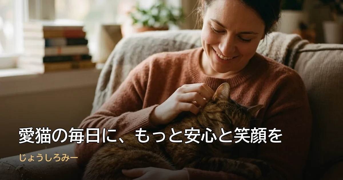 愛猫の毎日に、もっと安心と笑顔を