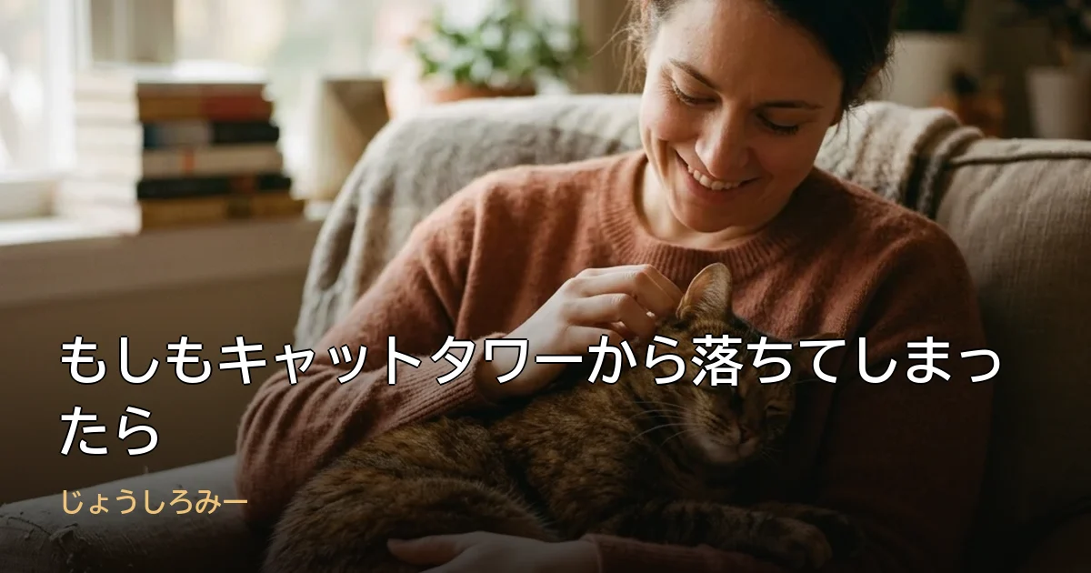 もしもキャットタワーから落ちてしまったら
