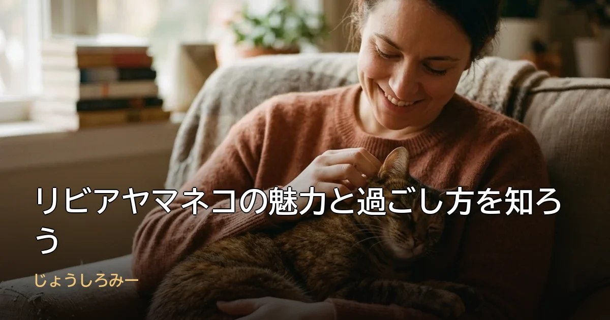 リビアヤマネコの魅力と過ごし方を知ろう
