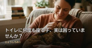 トイレに何度も座る子、実は困っていませんか？