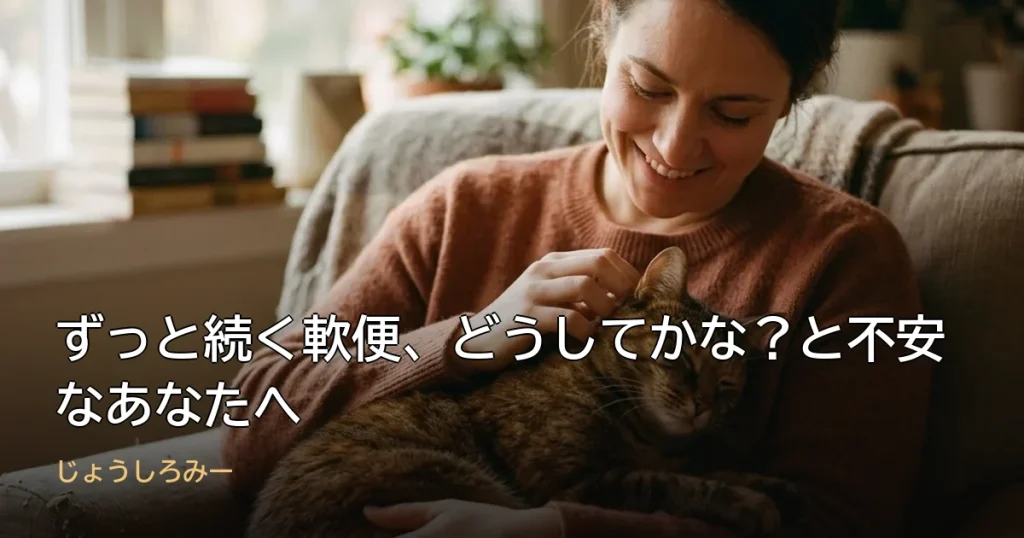 ずっと続く軟便、どうしてかな？と不安なあなたへ