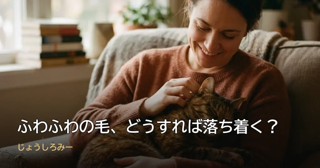 ふわふわの毛、どうすれば落ち着く？