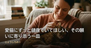 愛猫にずっと健康でいてほしい、その願いに寄り添う一皿
