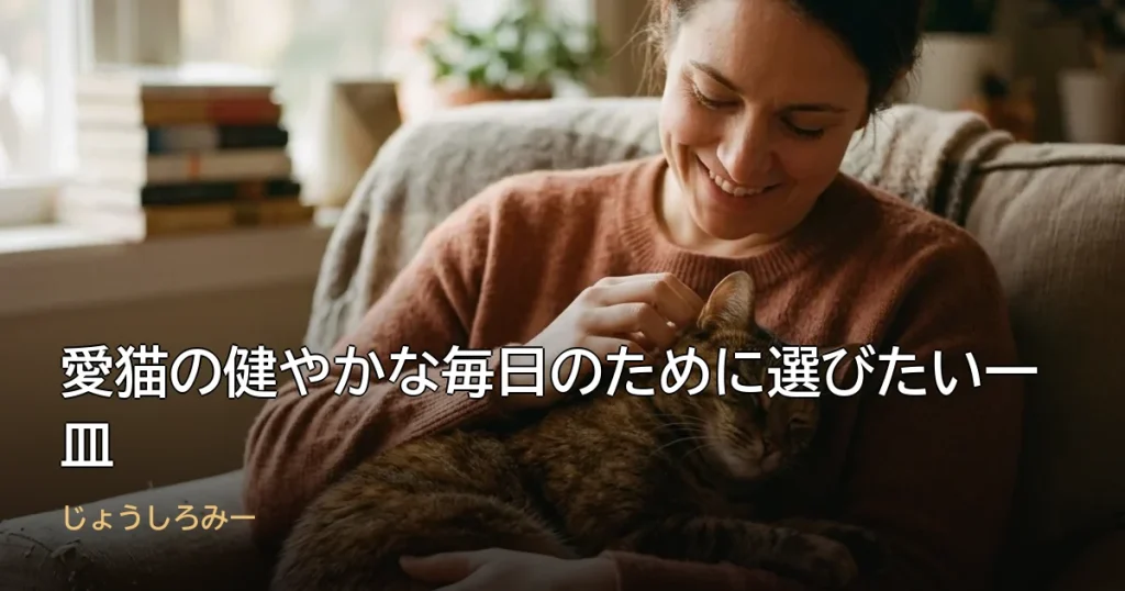 愛猫の健やかな毎日のために選びたい一皿